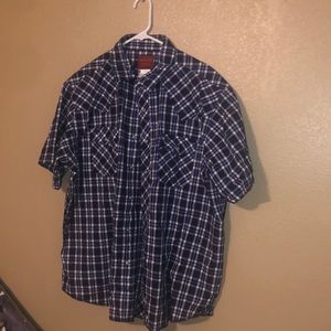 Short sleeve Pearl Snap Rustler Long Tail